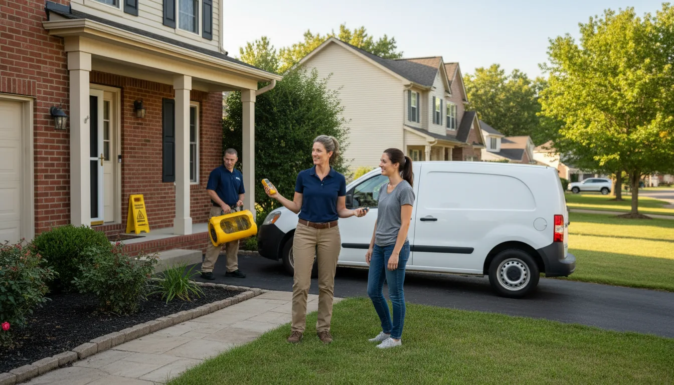 Water restoration image for Dehumidification And Cleanup Services in Noblesville, IN